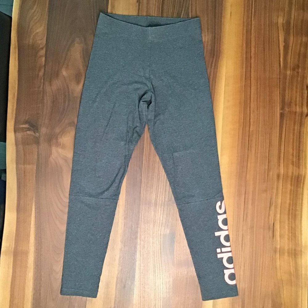 Adidas Essential Linear Logo Leggings - Picture 6 of 6